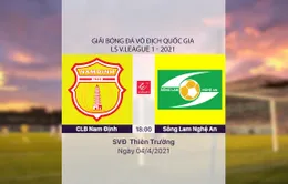 VIDEO Highlights: CLB Nam Định 1-0 SLNA (Vòng 7 LS V.League 1-2021)