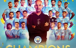 Vô địch sớm Ngoại hạng Anh, Man City đi vào lịch sử giải đấu