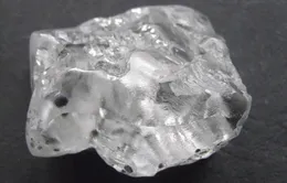 Phát hiện viên kim cương trắng "khủng" 370 carat