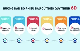 Hướng dẫn bỏ phiếu bầu đại biểu Quốc hội khóa XV và đại biểu HĐND các cấp