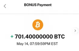 Một công ty gửi nhầm 701 Bitcoin thay vì...701 USD