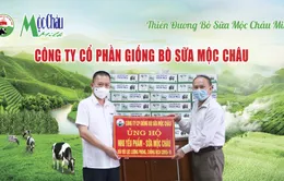 Mộc Châu Milk trao tặng hơn 50.000 sản phẩm sữa tươi tới người dân và lực lượng tuyến đầu phòng chống dịch