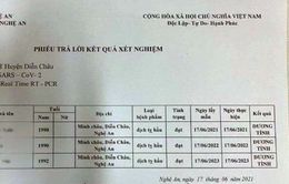 Sở Y tế Nghệ An đề nghị công an điều tra việc “rò rỉ” kết quả xét nghiệm COVID-19