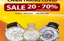 “Giật mình” cơn bão giảm giá 70% - nhận ngay 50 triệu đồng cùng Đăng Quang Watch