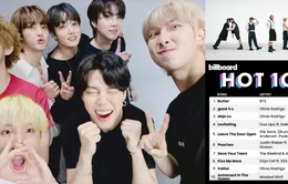 BTS đứng đầu Billboard Hot 100 tuần thứ 5 liên tiếp với Butter