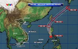 Bão Choi Wan sẽ đổi hướng di chuyển ra ngoài Biển Đông