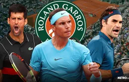 Vòng 2 đơn nam Roland Garros: Federer, Nadal và Djokovic cùng tiến vào vòng trong