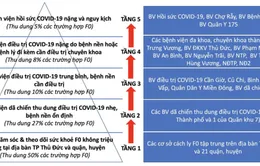 TP. Hồ Chí Minh chuyển đổi sang mô hình tháp 5 tầng trong thu dung, điều trị các trường hợp F0