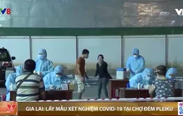 CDC Gia Lai lấy mẫu xét nghiệm COVID-19 tại chợ đêm Pleiku