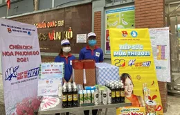 Màu áo xanh đồng hành cùng sĩ tử "vượt vũ môn" trong mùa dịch COVID-19