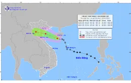 Chiều 7/7, áp thấp nhiệt đới đi vào Vịnh Bắc Bộ và khả năng mạnh thêm