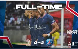 Reims 0-2 PSG: Mbappe chói sáng trong ngày ra mắt của Lionel Messi