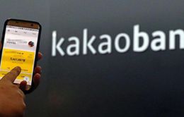 Kakao Bank có mức vốn hóa thị trường lớn nhất Hàn Quốc