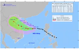 Bão số 5 mạnh thêm 1 cấp, gia tăng cường độ trong ngày 10/9