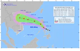 Bão Côn Sơn sẽ đi vào Biển Đông và mạnh lên