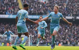 Vòng 22 Ngoại hạng Anh | De Bruyne tỏa sáng, Man City thắng tối thiểu Chelsea