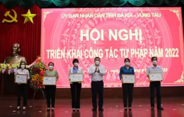 Tỉnh Bà Rịa – Vũng Tàu triển khai công tác tư pháp năm 2022