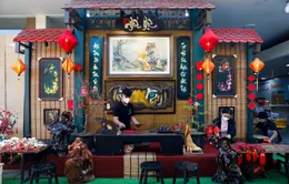 Phố ông đồ nườm nượp khách tham quan
