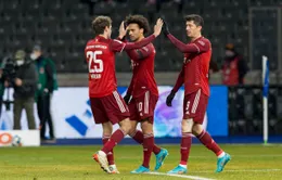 Vòng 20 Bundesliga | Thắng dễ Hertha Berlin, Bayern Munich củng cố ngôi đầu