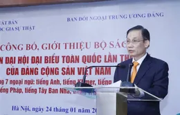 Công bố bộ sách Văn kiện Đại hội XIII của Đảng với 7 ngoại ngữ