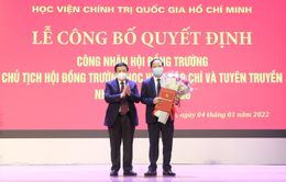 Trao quyết định công nhận Hội đồng trường và Chủ tịch Hội đồng trường Học viện Báo chí và Tuyên truyền