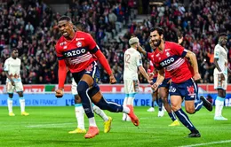 Lille giành chiến thắng kịch tính trước Monaco