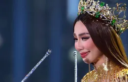 Thùy Tiên "bắn" 4 thứ tiếng trong giây phút kết thúc nhiệm kỳ Miss Grand International