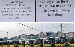 Vĩnh Phúc: Nhiều tuyến xe bus dừng hoạt động, lái xe bị nợ lương nhiều tháng