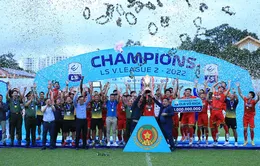 Vòng 22 Hạng Nhất Quốc Gia LS V.League 2-2022: CLB CAND và CLB Khánh Hoà chào V.League 1-2023