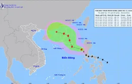 Bão NALGAE đã vào Biển Đông, trở thành cơn bão số 7