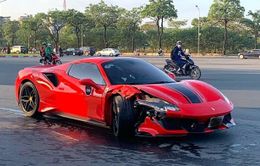 Trích xuất camera, lấy mẫu vân tay điều tra vụ siêu xe Ferrari tông chết người ở Hà Nội