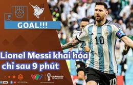 Messi sút tung lưới Saudi Arabia, mở màn chiến dịch World Cup 2022