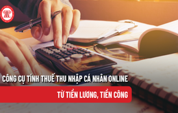 Công cụ tính thuế thu nhập cá nhân online từ tiền lương, tiền công