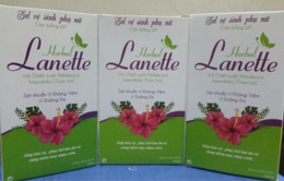 Thu hồi toàn quốc lô sản phẩm Lanette herbal - Gel vệ sinh phụ nữ không đạt chất lượng