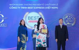 BEST Express lọt Top 10 Dịch vụ Tin dùng Việt Nam 2022