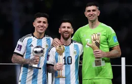 Những danh hiệu cá nhân tại World Cup 2022: Messi, Mbappe và những cầu thủ Argentina