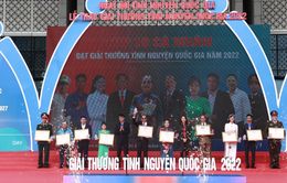 Trao Giải thưởng Tình nguyện Quốc gia 2022 cho 10 cá nhân, 9 tập thể