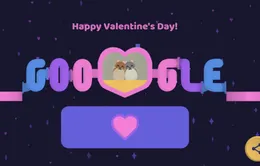 Google thay ảnh đại diện mừng ngày lễ tình nhân Valentine