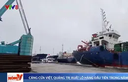 Cảng Cửa Việt xuất lô hàng đầu tiên trong năm mới