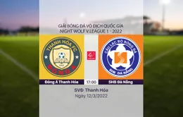 VIDEO Highlights Đông Á Thanh Hoá 3-0 SHB Đà Nẵng | Vòng 4 V.League 2022