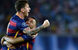 Dani Alves: "Messi đang không hạnh phúc ở PSG, anh ấy không thuộc về nơi đó"