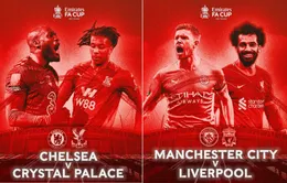 Bốc thăm chia cặp đấu bán kết FA Cup | Đại chiến Man City - Liverpool