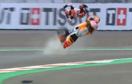 VIDEO | Tai nạn kinh hoàng của Marc Marquez trên đường đua Moto GP