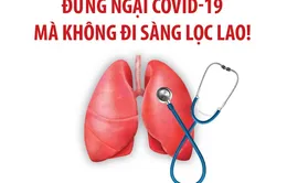 Đừng ngại COVID-19 mà không đi sàng lọc lao!