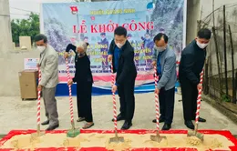 Quỹ Tấm lòng Việt khởi công xây dựng nhà ở cho hai hộ gia đình bị ảnh hưởng bão lũ tại tỉnh Quảng Bình