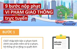 Hướng dẫn 9 bước nộp phạt vi phạm giao thông trực tuyến