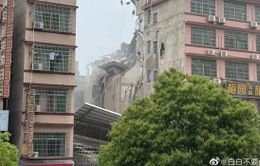 Vụ sập tòa nhà 6 tầng tại Trung Quốc: Giải cứu 5 người mắc két trong đống đổ nát