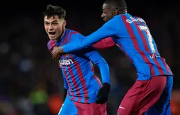Barcelona tiếp tục chuỗi thăng hoa, thắng Sevilla để vươn lên bám sát ngôi đầu La Liga