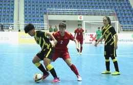 Đánh bại Malaysia, ĐT Việt Nam dẫn đầu bảng xếp hạng futsal nữ SEA Games 31