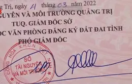 Những cuốn sổ đỏ được làm giả tinh vi